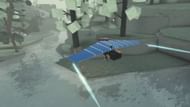 Jump and activate the Glider to fly (Image via Roblox | YouTube@Danz)